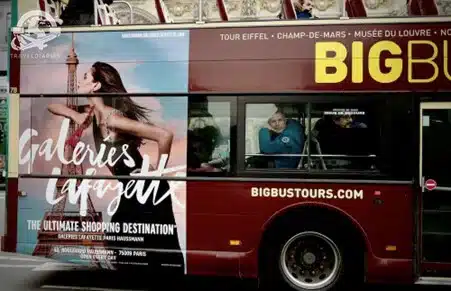 hop-on hop-off bus; Paris